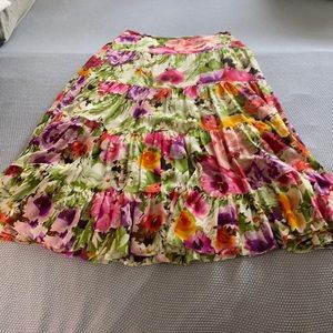 Beautiful flower skirt